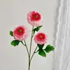 ¡Autorización! Carpa Dragón Artificial y Flores de Peonía para Decoración de Mesa de Comedor y Sala de Estar, Arreglos Florales para Salón de Bodas y Accesorios de Fotografía