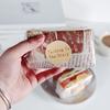Bolsa Transparente para Empaque de Sándwich Corte Grueso Prensa Caliente Horneado Comercial Desechable Pan Tostado Sándwich Bolsa de Empaque