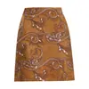 Falda Recta Estampada de Moda Falda con Caída Ajustada al Cuerpo que Resalta las Caderas Falda Corta Nueva Otoño/Invierno 2026 para Mujer Falda Lápiz Falda Media