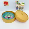 Celebridad de Internet Más Vendido Pan Grande de Maltosa con Emoticonos Juguete para Aliviar el Estrés, Juguete Squishy de Rebote Lento, Juguete Pequeño Suave para Aliviar el Estrés
