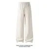 Primavera 2026 Estilo Nuevo Base Blanca Patchwork Perforado Hilo de Hielo Pantalones M-5XL Hk26101-Especial P25-Control de Precio 48