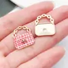 Accesorios de Joyería Vintage DIY Transfronterizos, Dijes Estampados Esmaltados para Bolsos, Pendientes Creativos, Collares, Colgantes para Llaves