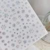 Adesivos de floco de neve de unha de celebridades on-line, relevo dourado, tridimensional, ouro branco e prata, fototerapia de unha de Natal, decalques decorativos, novo