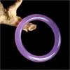 Pulsera Rosa Hielo Flor de Hibisco Rosa Morado Jade Hielo a Través de Roca de Cuarzo Pulsera de Jade para Dama Pulsera de Jade Rosa Pálido Flor de Durazno