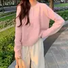 Nuevo Suéter de Punto para Primavera y Otoño con Estilo Relajado, Capa Base de Punto Interior, Top de Hombro Normal, Tejido Suave para Mujer, Moderno