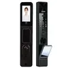 Cerradura Electrónica Inteligente con Contraseña y Huella Digital para Puerta de Madera Transfronteriza para Puerta de Entrada, Reconocimiento Facial 3D para Uso en el Hogar con Monitoreo