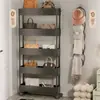 Estante de Almacenamiento Montado en Puerta, Gabinete de Almacenamiento para Espacios Estrechos, Organizador de Bolsas, Carrito Móvil, Estante de Exhibición de Bolsas de Cuero, Gabinete de Almacenamiento Estrecho