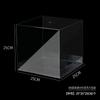Caja de flores con forma de rosa para ramo de flores eternas, caja de embalaje transparente de acrílico para PC y cristal, caja de regalo con flores