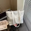 Bolso Tote de Mano Nuevo Cuadros Chinos para Mujer Bolso 2025 Otoño Nuevo Bolso de Hombro de Gran Capacidad Bolso de Flor Bajo el Brazo Elegante