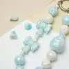 Campanita Bicolor Color UV Chapado Material para Colgante de Aretes Hechos a Mano DIY Cadena de Teléfono Móvil Accesorios de Joyería con Cuentas