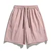 Pantalones Cortos de Secado Rápido para Hombre para Exteriores, Verano Delgado, Deportivos Casuales, Marca de Moda, Pantalones de Cinco Puntos, Holgados Transpirables para Playa, Modernos