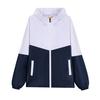 Jaquetas Esportivas Personalizadas com Bordado de Logotipo para Atividades de Team Building, Jaquetas com Capuz Color-Block da Moda com Logotipo Personalizado
