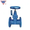 Válvula Gaveta Hugong de Xangai com Vedação Macia e Haste Oculta Z45X-16Q Válvula Gaveta com Flange e Assento Elástico Válvula Gaveta de Ferro Fundido Nodular