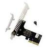 Tarjeta de Expansión PCIe X4 a Puerto Único SFF8611 y 8612 Oculink Interfaz Interna para SSD U.2 Externo