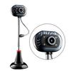 Webcam 608 para Computador para Transmissão ao Vivo e Ensino, Sem Driver, Microfone Embutido com Luz de Preenchimento, Exame de Aula Online, Reconhecimento Facial