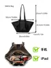 Bolsa Tote Transfronteiriça Yu Mesmo Estilo Bolsa Asa Europeia e Americana Grande Capacidade Bolsa de Trabalho Moda Versátil Bolsa de Ombro para Mulheres Atacado
