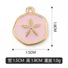 Pingente Individual Óleo Gotejado Estrela do Mar Lote Misto Pingente Transfronteiriço Charms Pulseira Colar Acessórios de Joias DIY Venda Direta do Fabricante