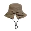 Nuevo Sombrero de Paja con Lazo para Mujer Estilo Coreano Sombrero de Sol de Verano para Viajes Sombrero de Sol para Exteriores Sombrero de Sol de Verano Todo Fósforo con Protección Solar