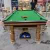 Mesa de bilhar padrão comum mesa de bilhar oito bola preta mesa de bilhar chinesa retorno automático de mármore fabricantes de mesa de bilhar para adultos