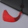 Anillo Borla Gradiente Borla DIY Hecho a Mano Estilo Nacional Dinastía Han Solapa Presionada Borla Colgante Abanico Plegable Colgante para Bolso de Hombro Accesorios Borla