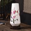 Vaso de Cerâmica Pintura de Paisagem Jingdezhen Decoração para Sala de Estar Entrada Gabinete de TV Decoração Suave Ornamento de Arte