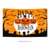 Tela de fondo temática de Halloween transfronteriza nueva para decoración de ambiente de fiesta, con calabazas y estampados festivos