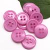 Botones de plástico coloridos para jardín de infantes, materiales de producción hechos a mano, botones de cuatro ojos, botones para accesorios de ropa