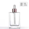 Frasco de Perfume Quartet de Vidrio Botella de Perfume Portátil 5 10 20 30ml Muestra Pequeña de Perfume Embotellada Engrosada