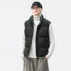 Chaleco de punto grueso estilo Hong Kong con degradado, para pareja, moderno, cálido, sin mangas, deportivo, con cuello alto, marca de moda