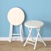 Silla plegable con respaldo, taburete para el hogar, mesa de comedor pequeña, silla de comedor apilable, portátil, taburete plegable de pie alto, pequeño y sencillo