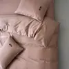 Juego de Ropa de Cama de Algodón de Color Sólido de Cuatro Piezas Estilo Simple para Negocios, Funda de Edredón Individual, Sábana para Dormir sin Ropa, Funda de Edredón, Juego de Tres Piezas para Dormitorio