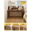 Mesa com Estante Integrada Mesa de Estudo Doméstico para Estudantes Mesa de Escritório Simples Novo Modelo 2026 Mesa de Computador de Parede para Quarto