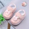 Sapatos para bebê menina com luzes 0-1 ano 2 meninas sapatos infantis antiderrapante sola macia sapatos para bebê e criança pequena sapatos de princesa sapatos de couro primavera e outono