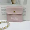 Nova Bolsa de Botão de Couro Rosa Brincos Anel Colar Joias Embalagem Portátil Bolsa de Armazenamento Fábrica Atacado