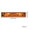 Nuevo mantel y camino de mesa de Halloween transfronterizos para fiestas en el patio, decoración de fondo de mesa, bandera decorativa para ambiente festivo