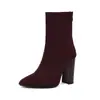 Nuevas Botas Cortas Estampado Serpiente Otoño Invierno Estilo Europeo Americano Botas tipo Martin Botas de Montar Botas con Tacón Grueso 40-50 Talla Grande Deseo Botas de Comercio Exterior