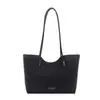Bolsa feminina grande capacidade, moderna e simples, nova 2026, bolsa de ombro versátil para o dia a dia, bolsa de mão texturizada, bolsa sacola, bolsa balde