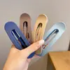 Pinza Lateral Grande Simple de Color Sólido Estilo Japonés Pinza para Mechones Pequeños Delanteros de Niña Nuevos Accesorios para el Cabello Primavera 2025