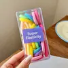 Gomas para el pelo de niños no dañan el pelo anillo de toalla tamaño grande goma para el pelo de niña buena elasticidad cuerda para el pelo de niña color caramelo