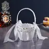 Cinta de boda nupcial europea y americana lazo cálido flor Flor de dama de honor Flor atmósfera dulce decoración de boda cesta de flores