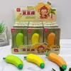 Goma de Borrar con Forma de Pata de Gato Linda, Goma de Borrar de Aspecto Elegante de Mango y Plátano, Modificada y Limpia al Borrar, Papelería Creativa para Estudiantes