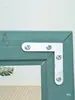 Ventana de Pantalla Antigua de Aleación de Aluminio Ángulo Fijo Pieza de Fijación de Esquina de Pantalla Integrada Conector de Código de Esquina Integrado Accesorios para Ventanas de Pantalla