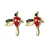 Pendientes de Alta Gama de Estilo Europeo y Americano de Moda con Diseño de Gota de Agua y Pájaro, Pendientes Exquisitos para el Uso Diario, Accesorios de Moda de Nicho
