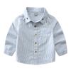 Roupas infantis de primavera e outono nova camisa masculina manga longa fina Oxford camisa infantil fabricantes atacado uma geração de cabelo