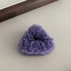 Pinza para el Cabello de Princesa de Lana de Cordero de Caña Alta para Mujer, Pinza Pequeña de Garra para Flequillo y Cabello Suelto, Pasador Pequeño de Orejas de Gato para Otoño e Invierno