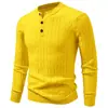 Popular suéter cruzado para hombre 2026, nuevo patrón trenzado de otoño e invierno, moda holgada, cuello en V, camisa básica versátil