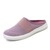 Verão novos sapatos casuais um pedal macio fundo metade chinelos transfronteiriços comércio exterior sandálias de tamanho grande preto sapatos femininos atacado