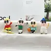 Novo Chaveiro Boneco Pingente Shin-Chan Acessórios para Bolsa de Ciclismo Shin-Chan Caixa Surpresa Arqueológica Tamancos