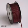 Cuerda Redonda Suave Nudo de Dragón Cuerda Redonda de 2 mm Tejido Hecho a Mano DIY Fabricación de Nudos Chinos Materiales para Pulseras Collares Venta Directa de Fábrica