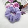 Anillo para el cabello de intestino grueso de cerdo ins otoño e invierno felpa simple lazo para el cabello pequeña goma elástica cuerda para el cabello red para el cabello cuerda para la cabeza roja joyería femenina al por mayor